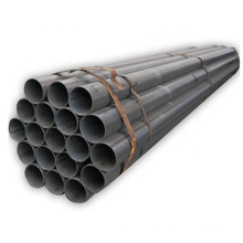 Ms Steel ERW carbon ASTM A53 black iron pipe welded sch40 steel pipe for building material